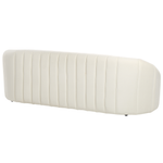 3-Sitzer Sofa Samtstoff cremeweiss MALUNG