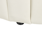 3-Sitzer Sofa Samtstoff cremeweiss MALUNG