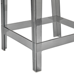 Set mit 2 Barstühlen WELLINGTON Schwarz