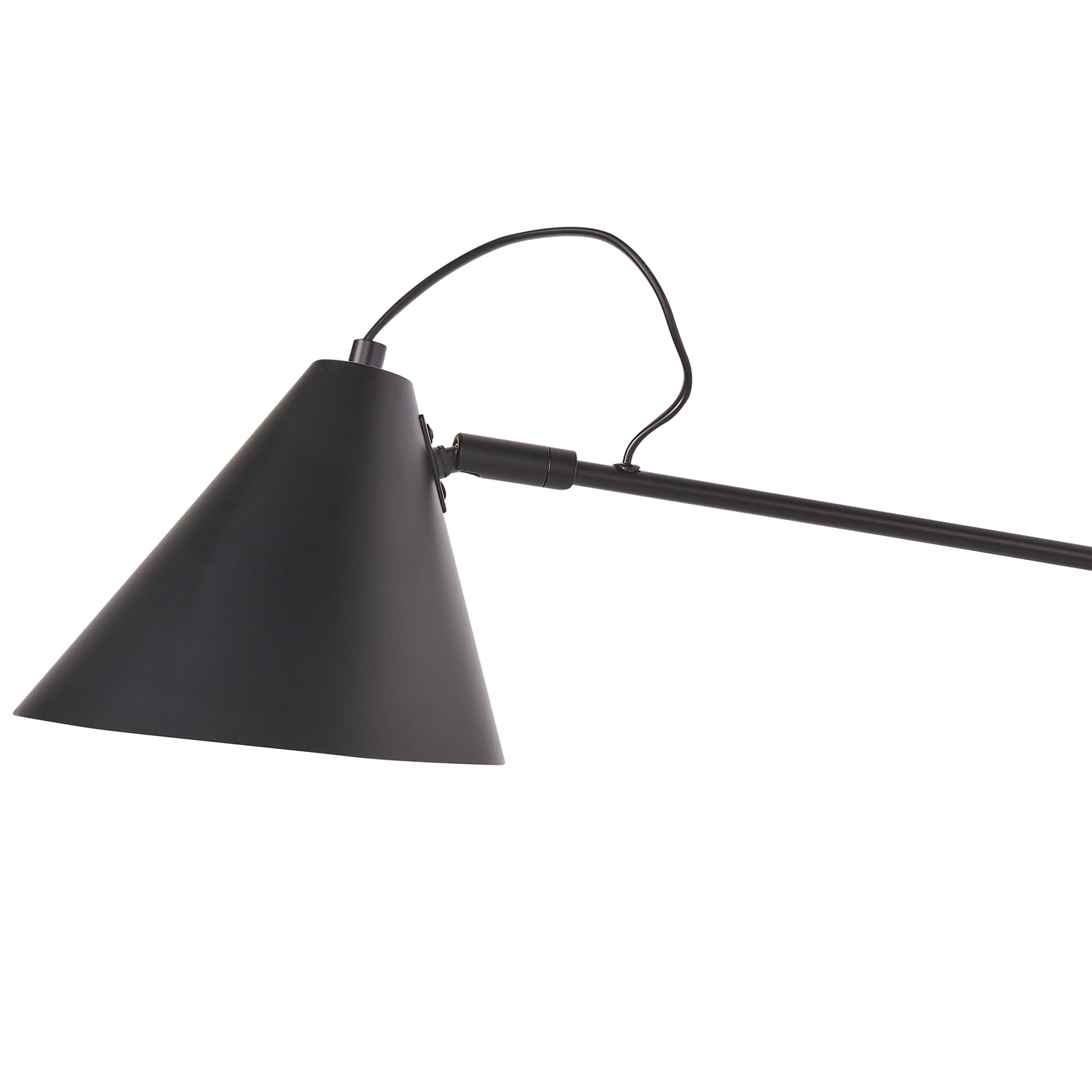 Wandleuchte Metall schwarz 2-flammig Kegelform verstellbar MANDIRI