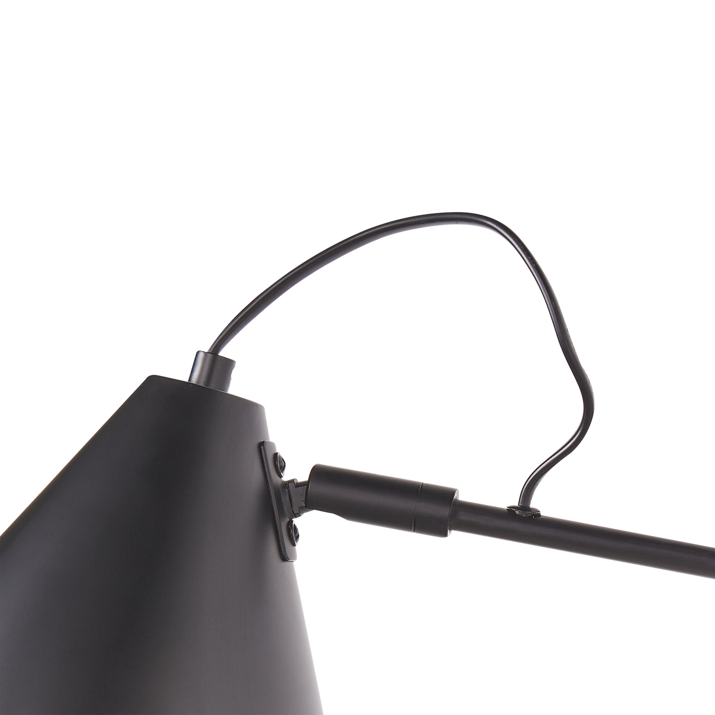 Wandleuchte Metall schwarz 2-flammig Kegelform verstellbar MANDIRI