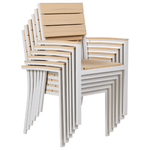 Gartenstuhl 6er Set COMO Beige