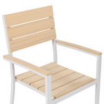 Gartenstuhl 6er Set COMO Beige