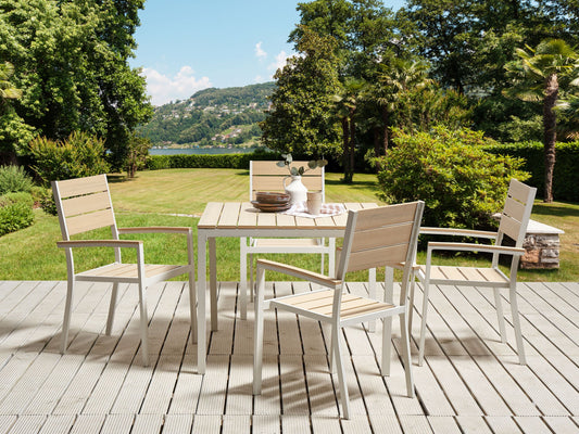 Gartenstuhl 4er Set PRATO Beige