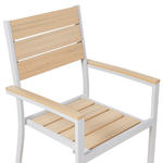 Gartenstuhl 4er Set PRATO Beige