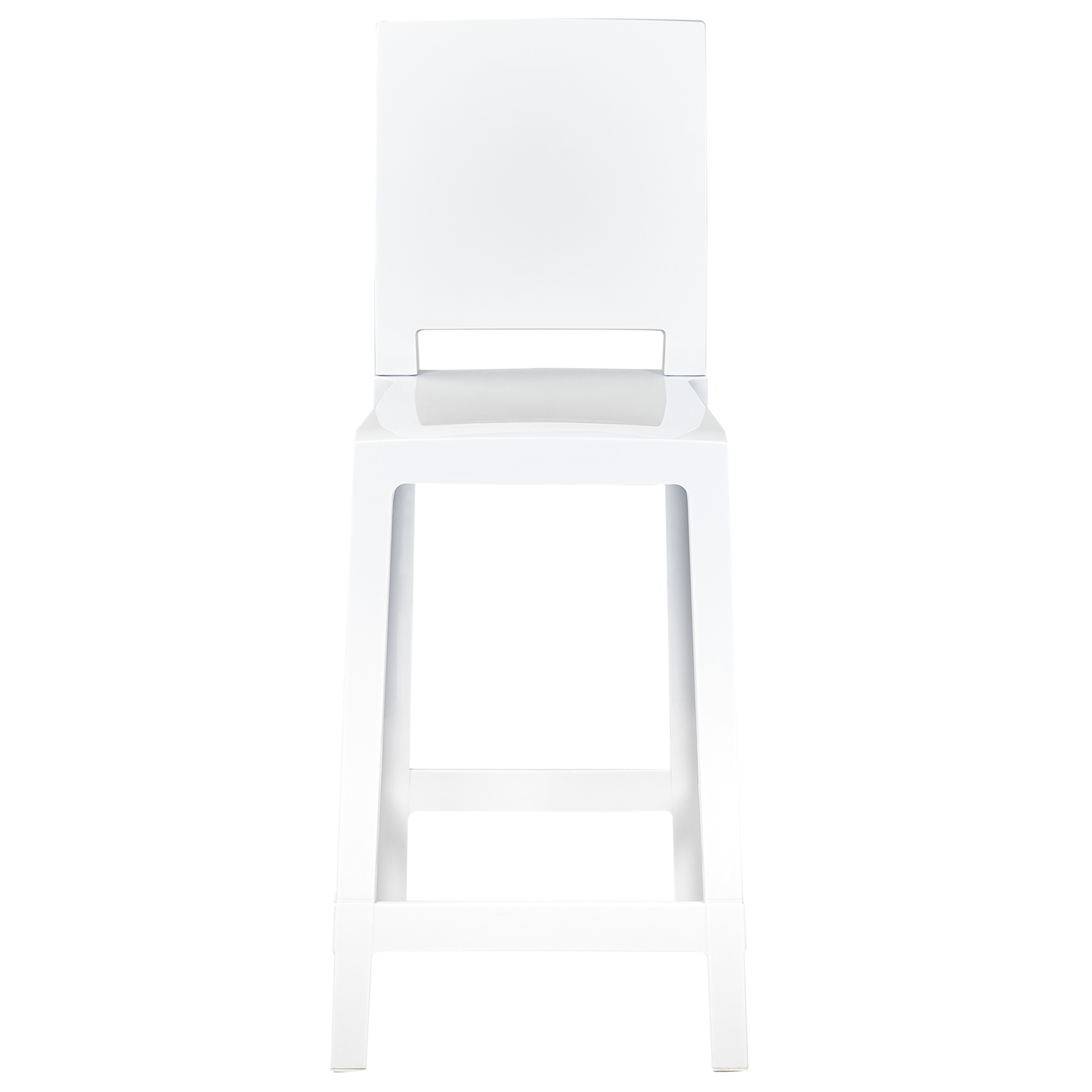 Set mit 2 Barstühlen WELLINGTON Weiss