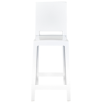Set mit 2 Barstühlen WELLINGTON Weiss