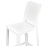 Set mit 2 Barstühlen WELLINGTON Weiss