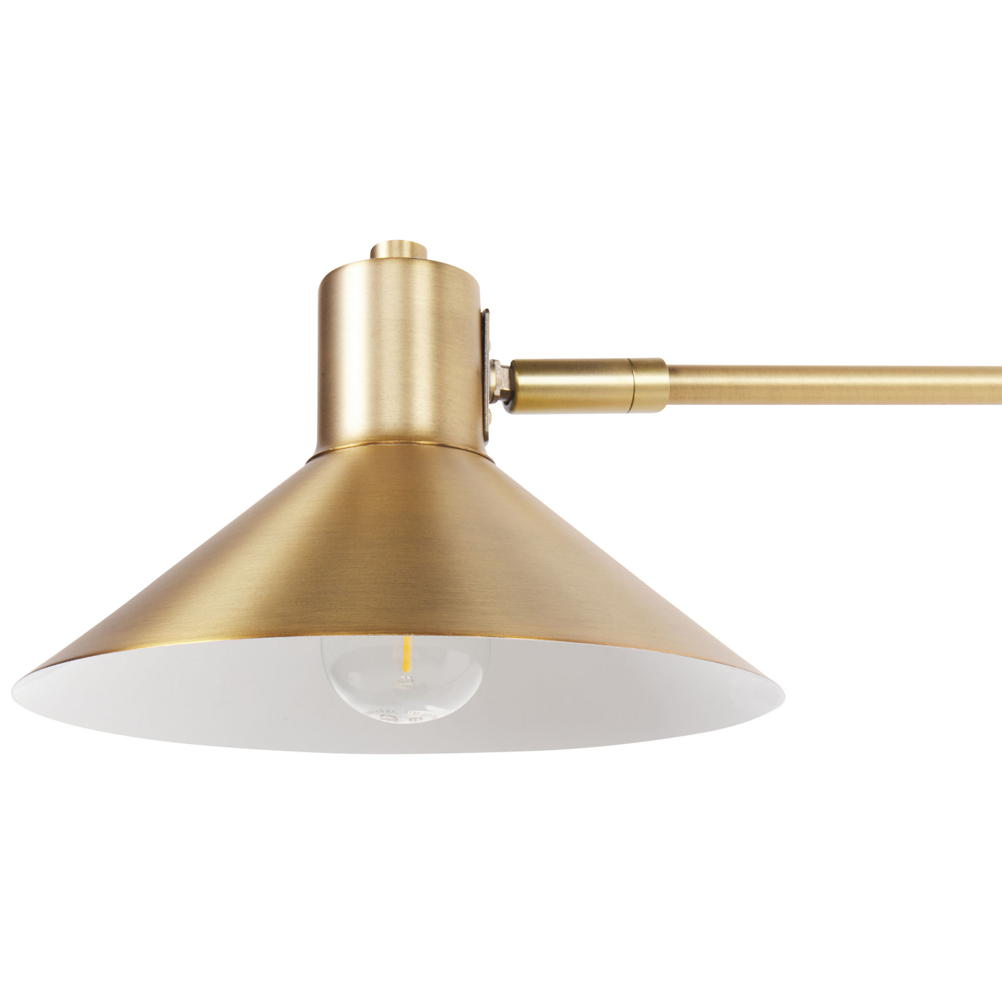 Wandlampe KADASSA verstellbar Metall Gold