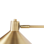 Wandlampe KADASSA verstellbar Metall Gold