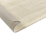 Teppich Wolle beige 200 x 300 cm abstraktes Muster SASNAK