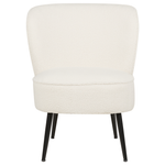 Sessel VOSS Bouclé Weiss