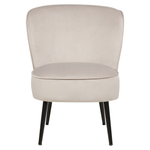 Sessel VOSS Samtstoff Taupe