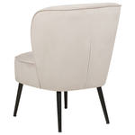 Sessel VOSS Samtstoff Taupe