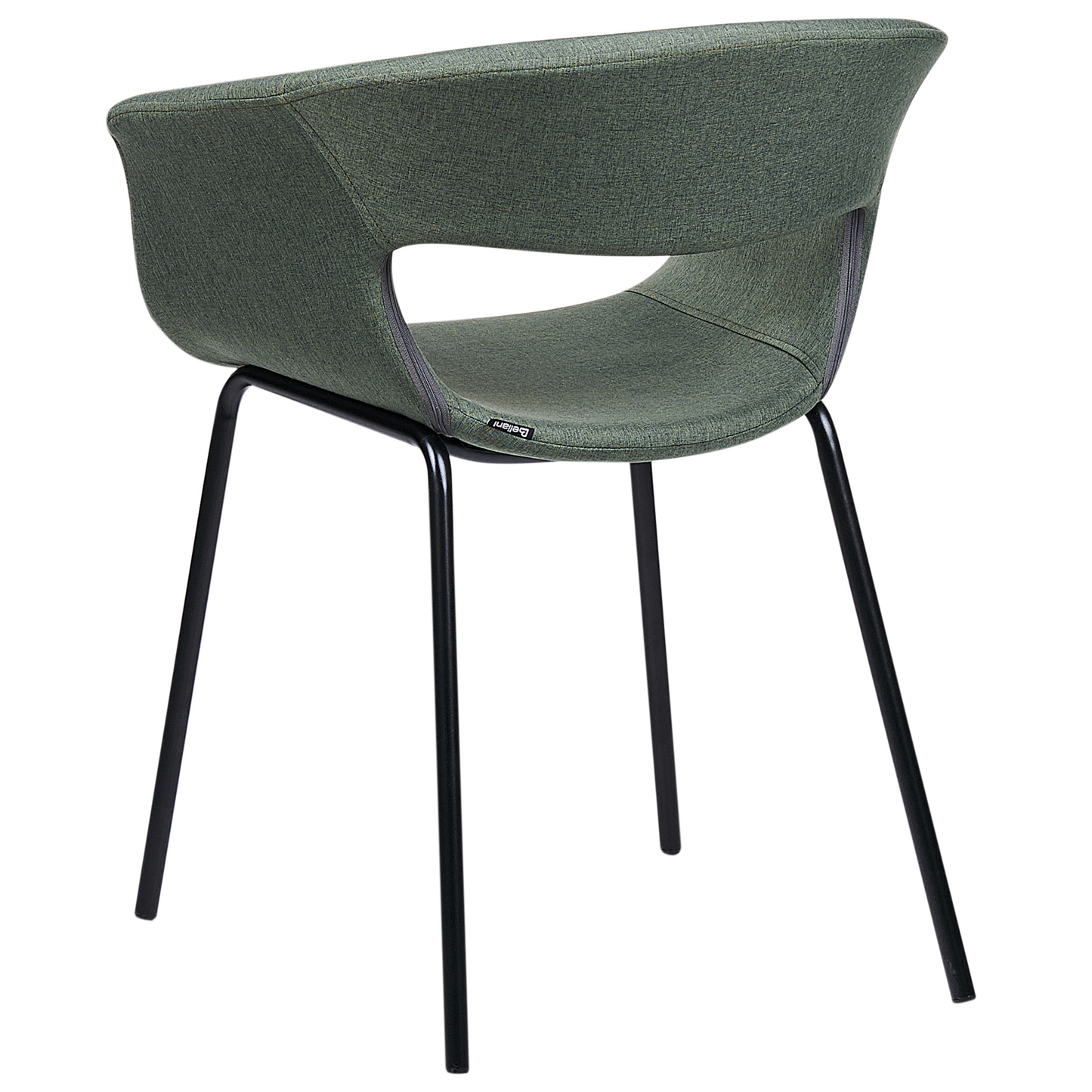 Esszimmerstuhl 2er Set ELMA Dunkelgrün