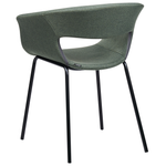 Esszimmerstuhl 2er Set ELMA Dunkelgrün