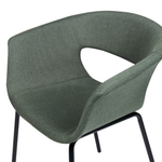 Esszimmerstuhl 2er Set ELMA Dunkelgrün