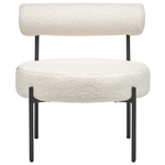 Sessel ALPHA Bouclé Weiss