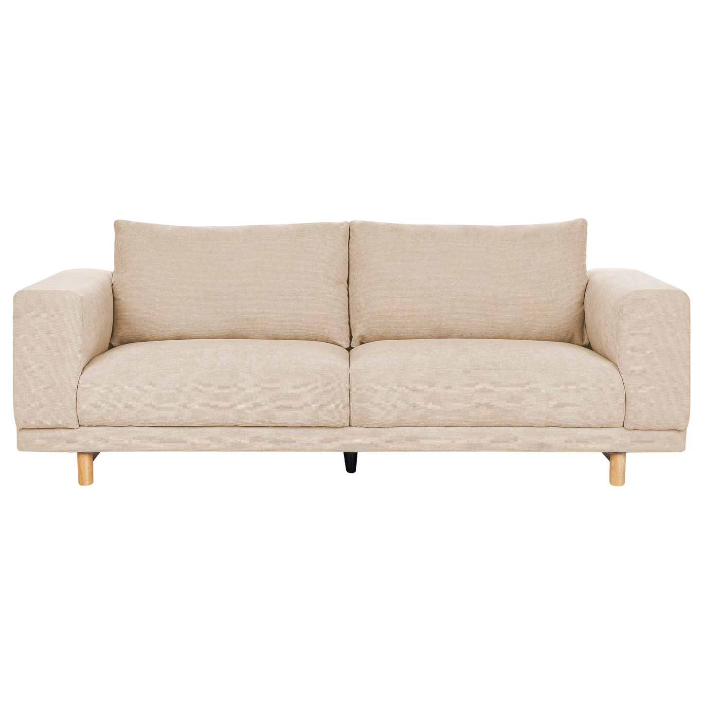 3-Sitzer Sofa Cord beige NIVALA