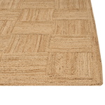 Teppich Jute beige 200 x 300 cm geometrisches Muster Kurzflor ESENTEPE