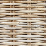 Beistelltisch Rattan natürlich rechteckig 51 x 49 cm GADARA