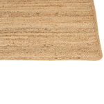 Teppich Jute beige 160 x 230 cm geometrisches Muster Kurzflor BOGAZOREN