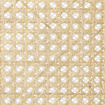 Set mit 2 Stühlen 2er Set Rattan Heller Holzfarbton CORDOVA