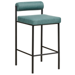 Set mit 2 Barstühlen AMAYA Blaugrün
