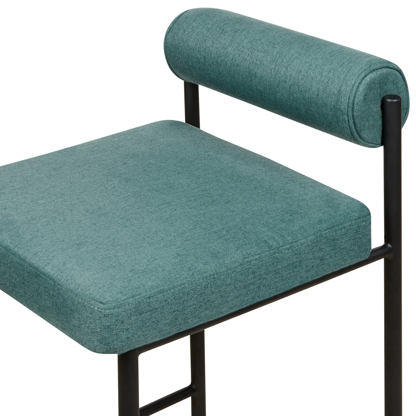 Set mit 2 Barstühlen AMAYA Blaugrün