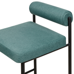 Set mit 2 Barstühlen AMAYA Blaugrün