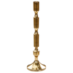 Kerzenständer 2er Set TIRAH Metall 31/36 cm Gold