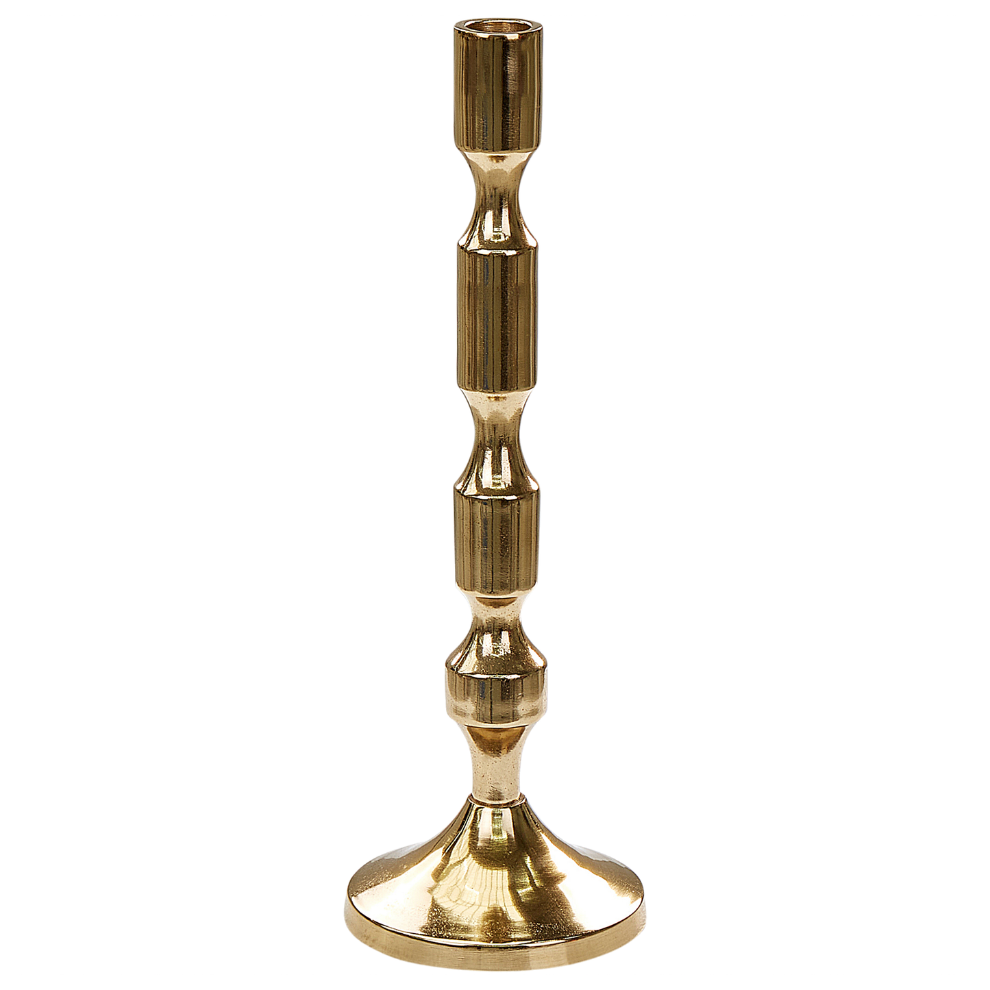 Kerzenständer 2er Set TIRAH Metall 31/36 cm Gold