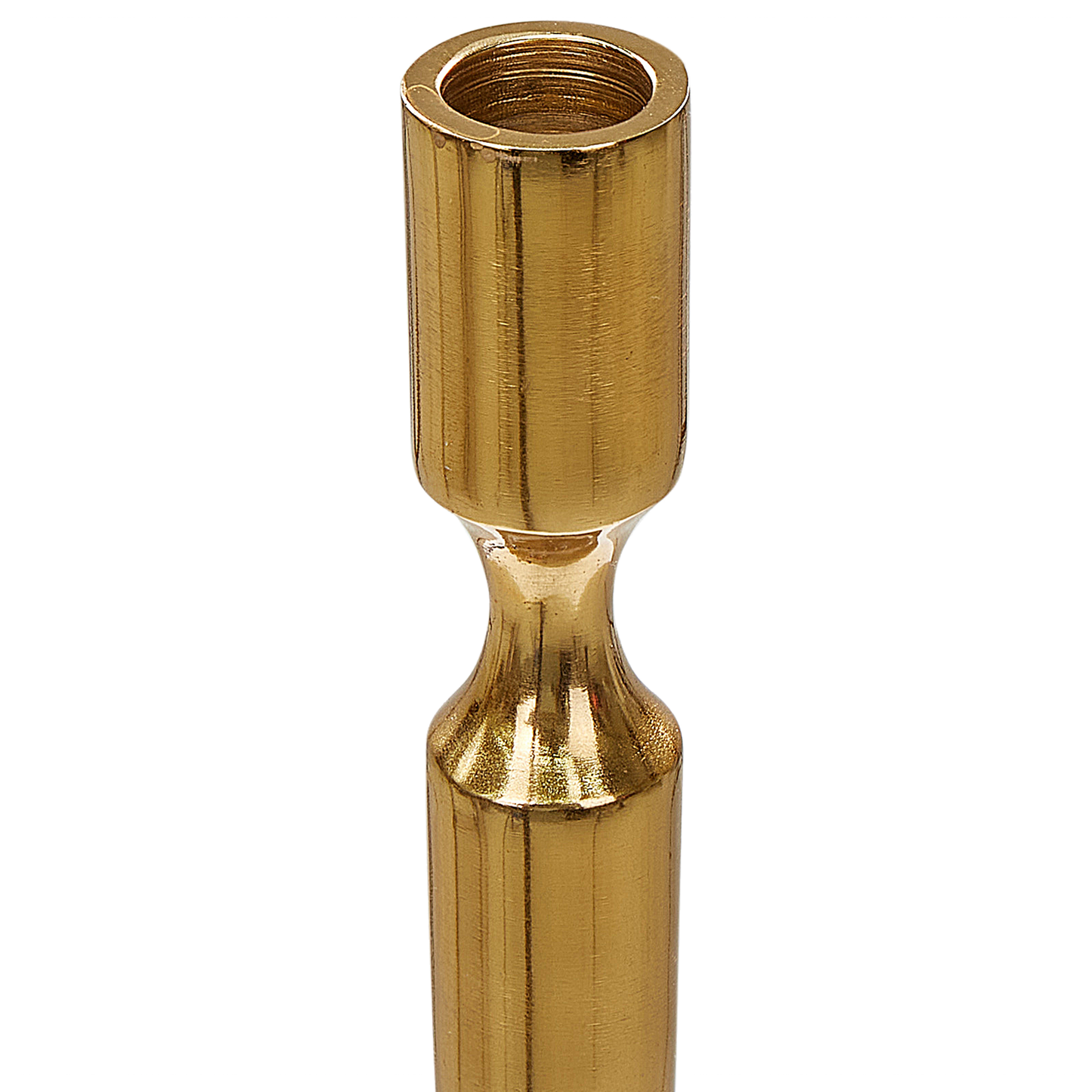 Kerzenständer 2er Set TIRAH Metall 31/36 cm Gold