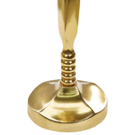 Kerzenständer 2er Set DIKIRNIS Metall 31/36 cm Gold