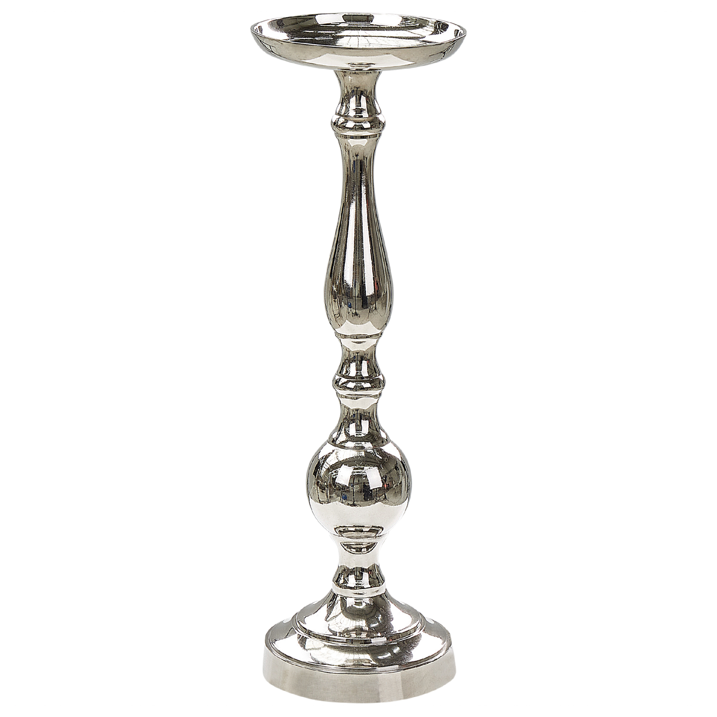 Kerzenständer Aluminium silber 2er Set DAMRU