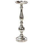 Kerzenständer Aluminium silber 2er Set DAMRU