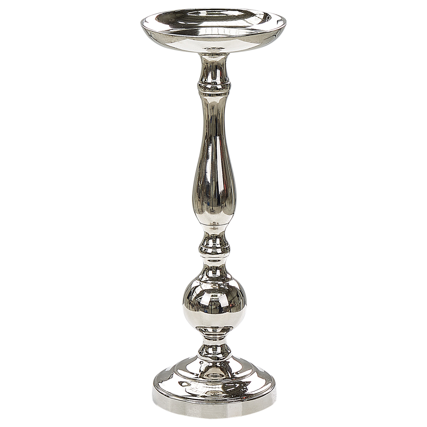 Kerzenständer Aluminium silber 2er Set DAMRU