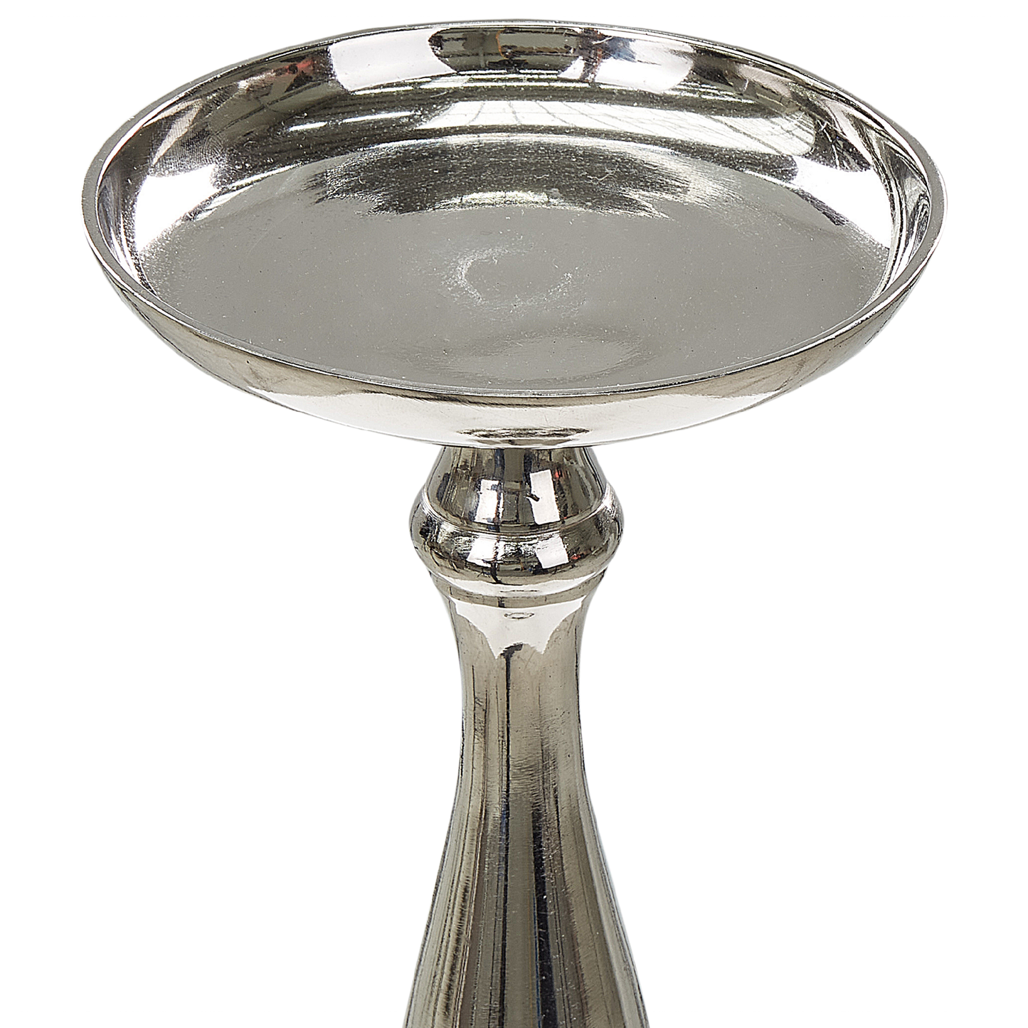 Kerzenständer Aluminium silber 2er Set DAMRU