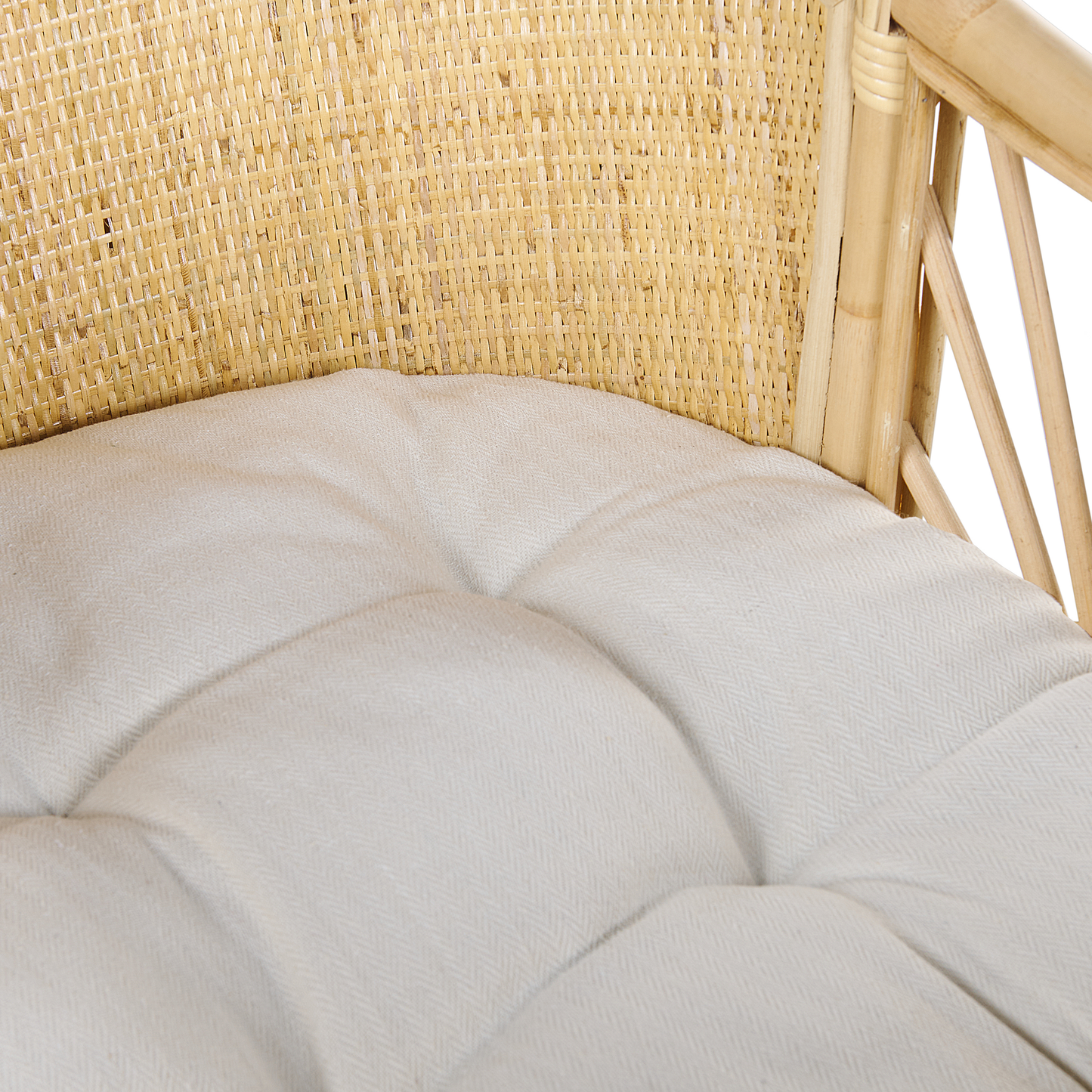 Stubenbett Rattan LAGRASSE 50 x 70 cm Naturfarben