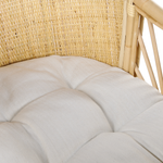 Stubenbett Rattan LAGRASSE 50 x 70 cm Naturfarben