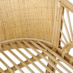 Stubenbett Rattan LAGRASSE 50 x 70 cm Naturfarben