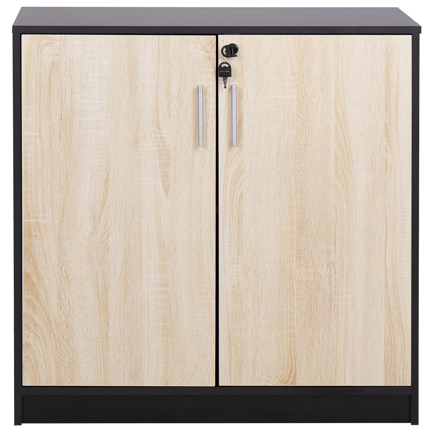 Büroschrank ZEHNA Braun / Schwarz