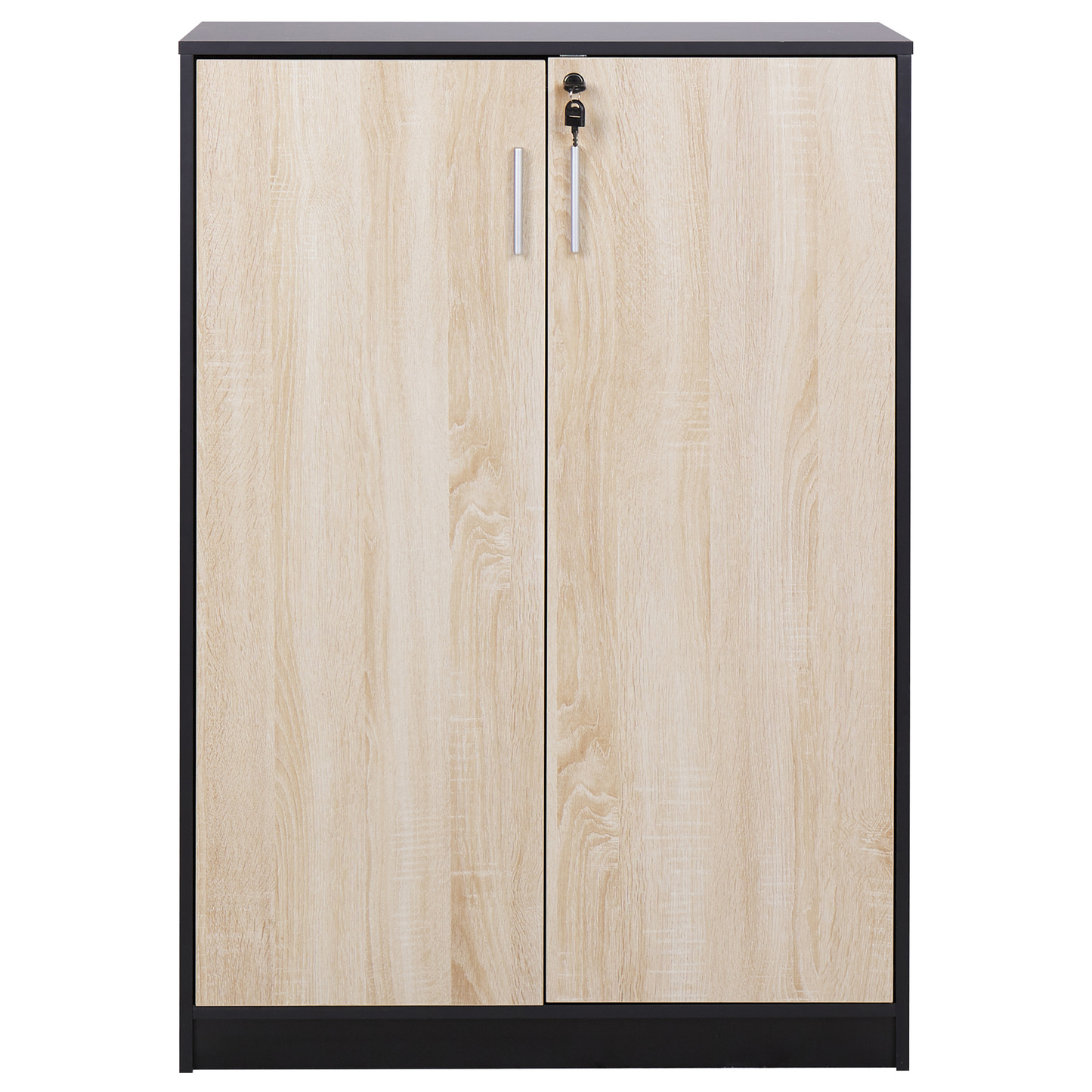 Büroschrank ZEHNA Braun / Schwarz