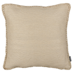 Dekokissen 2er Set ELLIOTTIA Jute 45 x 45 cm Beige Ohne Muster