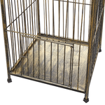 Dekofigur Laterne COMOROS Metall 62 cm Gold