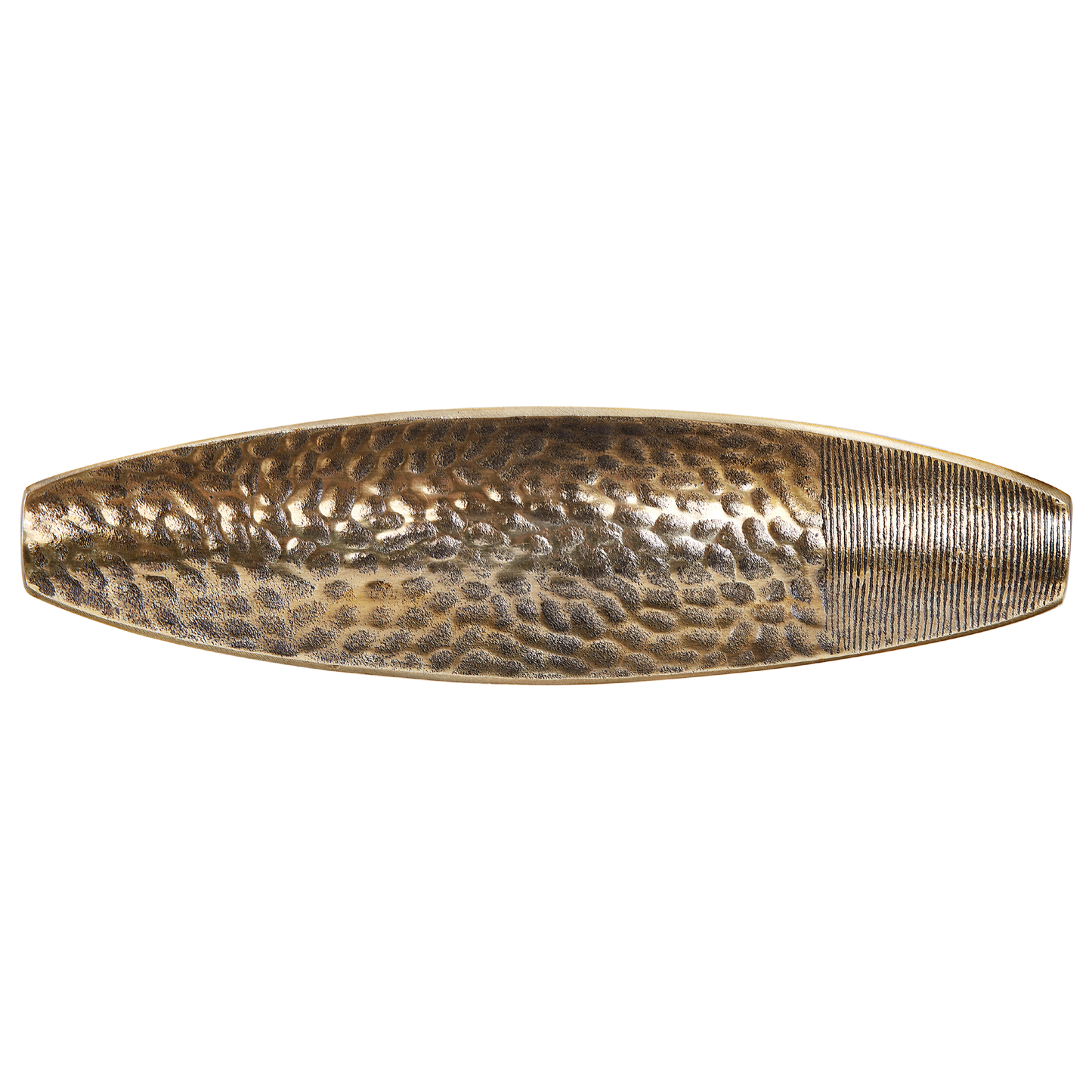 Dekoschale Eisen gold oval 45 x 15 cm TINOS