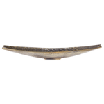 Dekoschale Eisen gold oval 45 x 15 cm TINOS