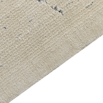 Teppich creme / grau 160 x 230 cm abstraktes Muster Kurzflor NAKUS