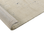 Teppich creme / grau 160 x 230 cm abstraktes Muster Kurzflor NAKUS