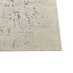Teppich creme / grau 160 x 230 cm abstraktes Muster Kurzflor NAKUS